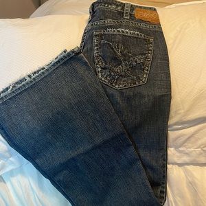 Women Silver 31X33 Suki Flare